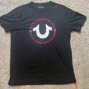 True Religion - Black T-shirt.  Size XLarge